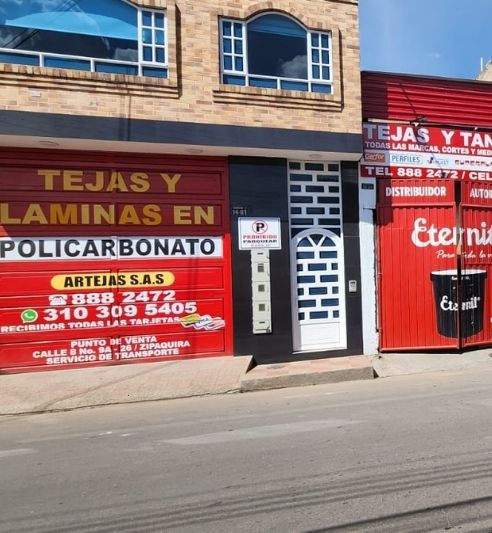 venta de tejas zipaquira